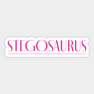 STEGOSAURUS Sticker